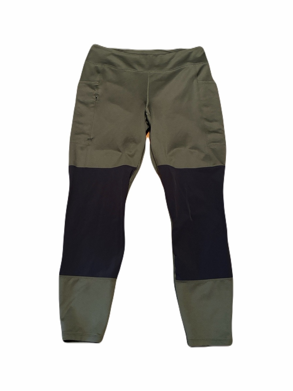 Patagonia Pack Out Hike Cargo Tights in Basin Green, Women’s size Large